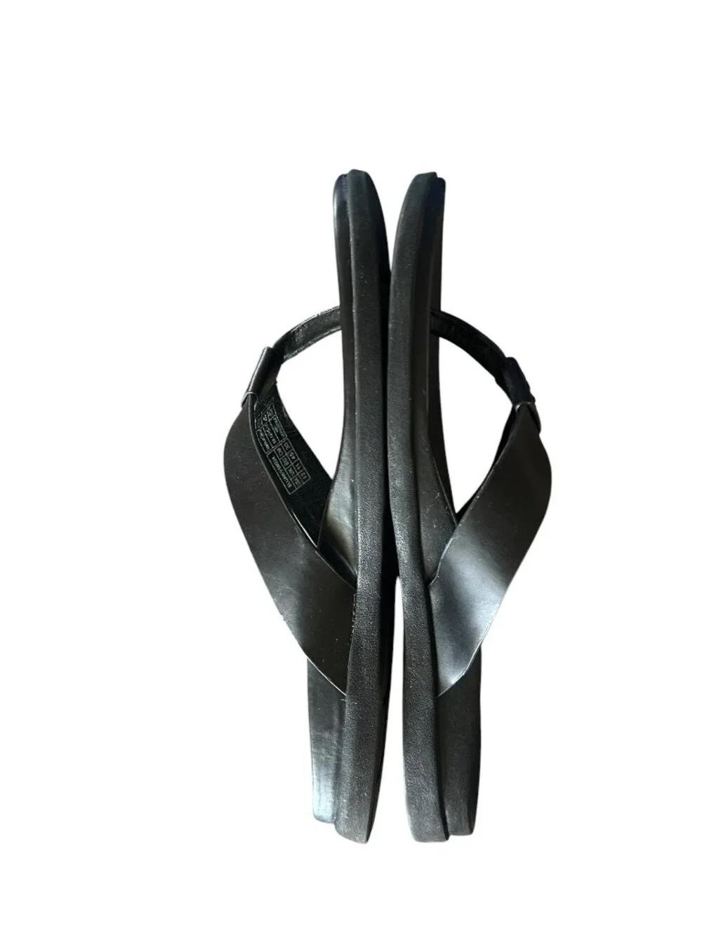 Vionic Elijah Black Leather Sandals 12